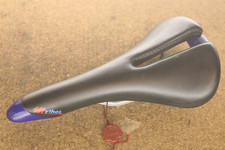 Selle de vélo Pantani vintage NOS NEW Selle Italia Mythos en cuir noir