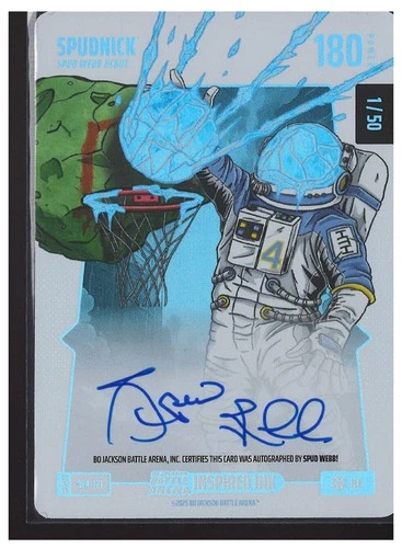 2025 Bo Jackson Battle Arena Alpha Update - Spudnick Auto - Ice /50