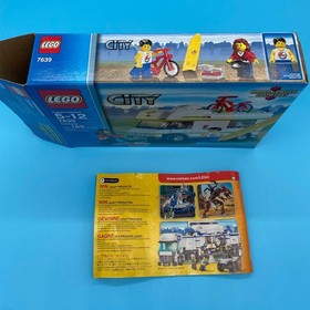 LEGO City Camper Van (retired) #7639 100% Complete  instructions box minifigs