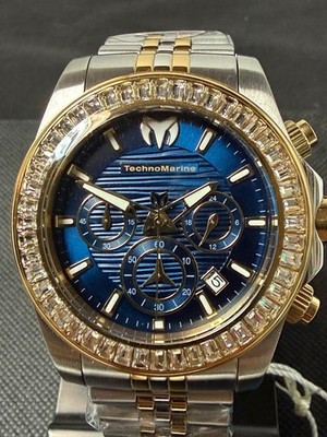 TechnoMarine Men's Manta Ray 42mm Quartz Watch Blue Dial#2
