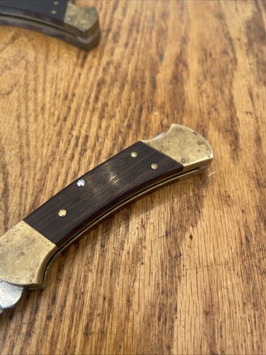 Vintage BUCK 112 USA Lockback Hunter Folding Pocket knife 2 Dot — Stock 3 - Picture 6 of 17