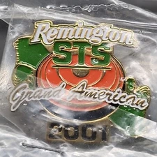 2001 GRAND AMERICAN ATA Amer Trap Assoc Enameled REMINGTON STS SPONSER LAPEL PIN