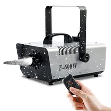 600W Snow Machine Snowflake Machine Flake Maker Stage DJ Xmas Flake Decor Effect