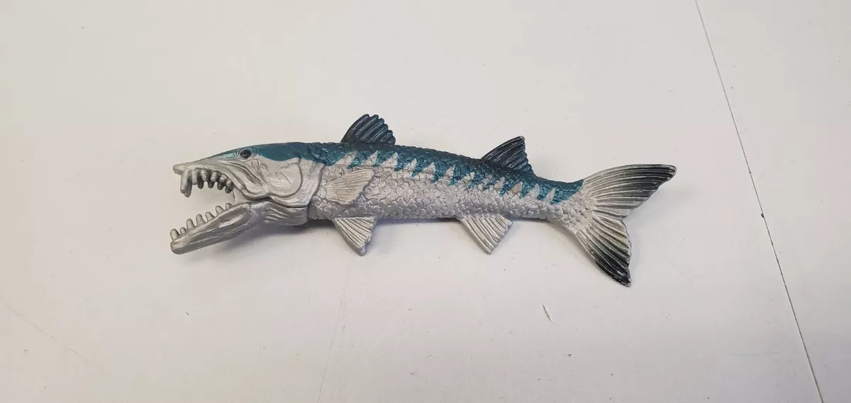 Chap Mei Animal Planet Baby Barracuda Fish Action figure Animal Sea Ocean 4