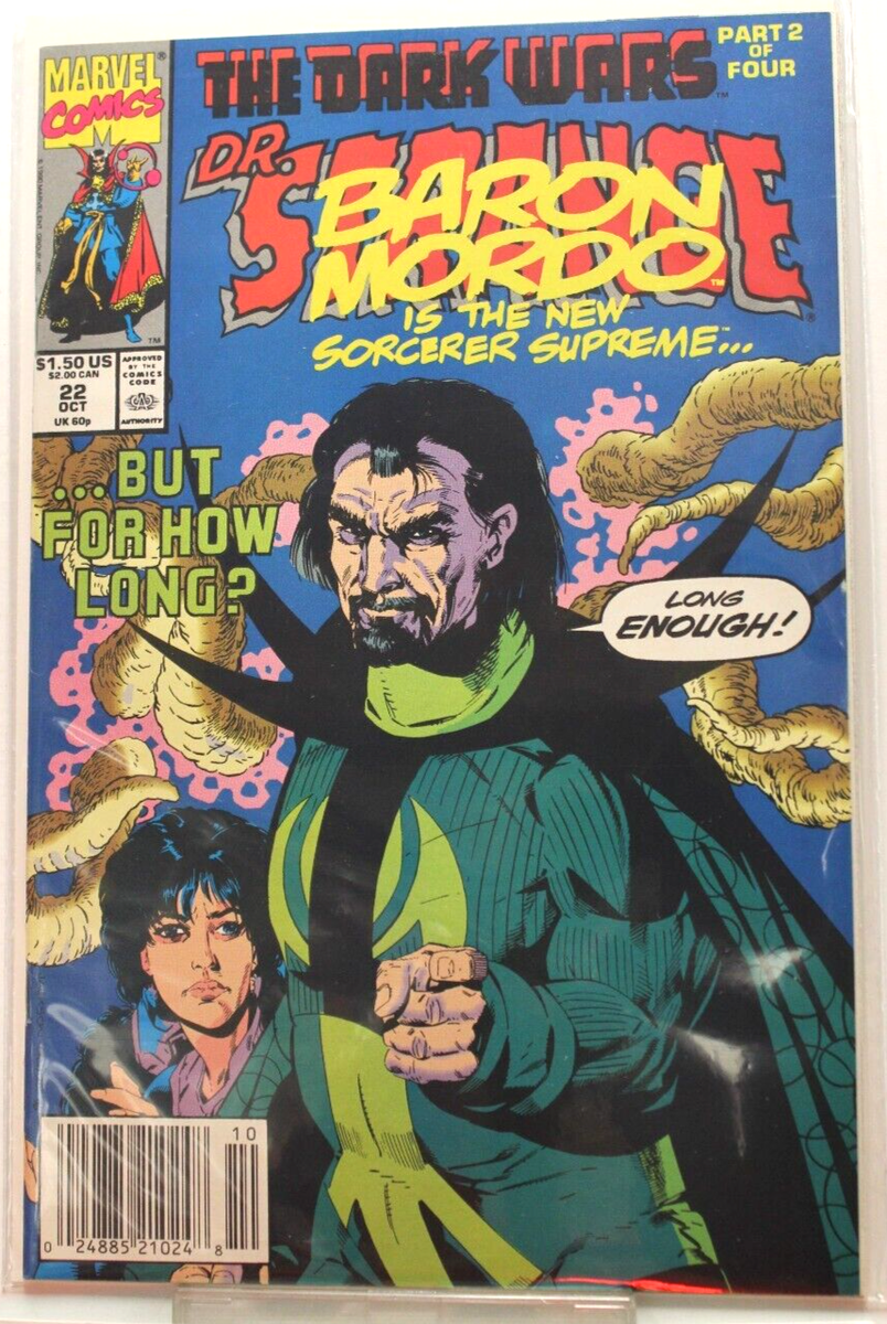 Dramomo✩‧₊˚ DOCTOR STRANGE #22 (1990) Dormammu, Roy Thomas, Jackson Guice