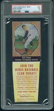 1958 Hires Root Beer With Tab #24 Bob Friend PSA 5 Pittsburgh Pirates  (4301)