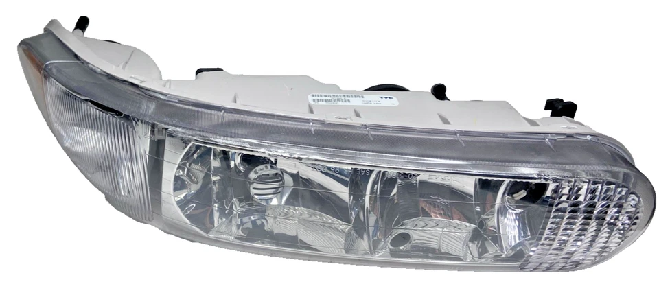 Conjunto de lámpara de cabeza halógena izquierda 1997-2005 dañado para piezas se adapta a Buick Century Foto 2 de 4