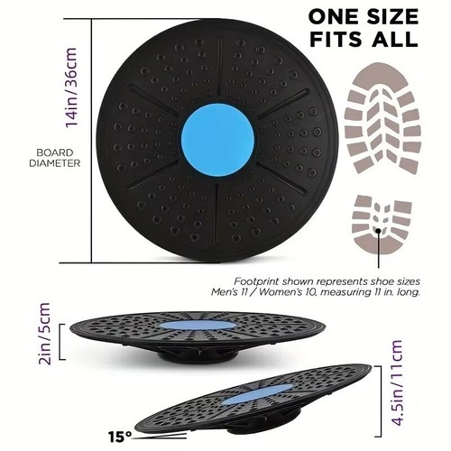 Yoga Balance Board for Fitness & Sensory Training – Rehab Equipment