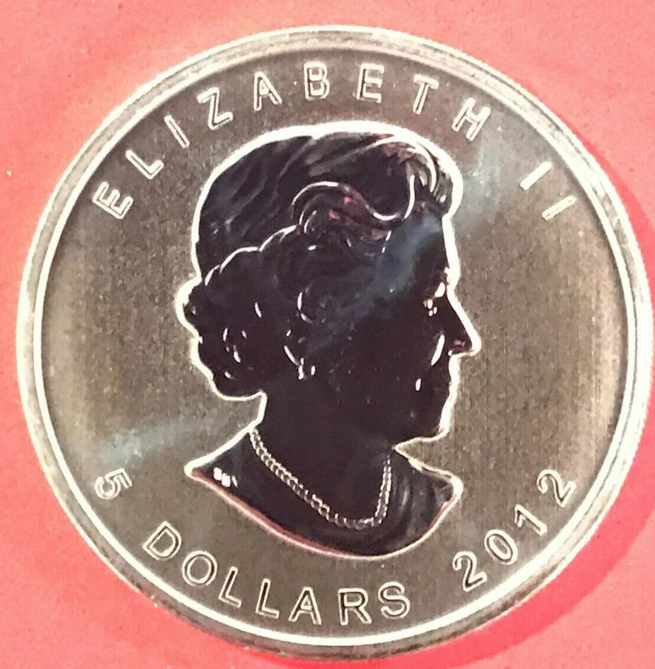 2012 Canada 1 oz Silver Maple Leaf BU - Beautiful Mint Luster on each coin  ! - Image 2 of 4