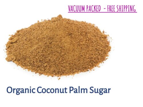 BULK 2KG Organic Coconut Palm Sugar NON GMO | LOW GI | NATURAL SWEETENER  - Afbeelding 1 van 2