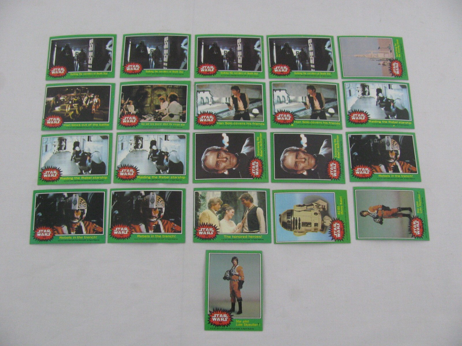 1977 Topps 20th Century Fox Star Wars Series 4 Trading Card Lot E VG