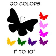 Pretty Butterfly Flying Decal Sticker Wall Decor Car Window