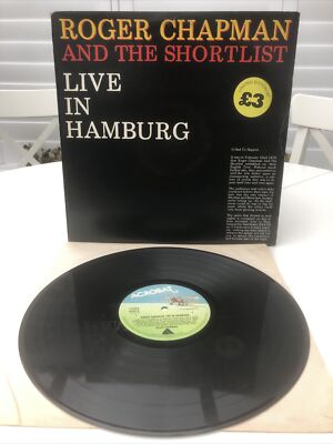 ROGER CHAPMAN AND THE SHORTLIST - LIVE IN HAMBURG - 1979 - ACROBAT RECORDS - LP