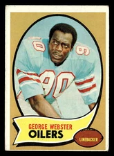 1970 Topps George Webster #120 VG Houston Oilers Rookie