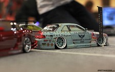 Tappetino scrivania tuning auto nissan silvia cucito