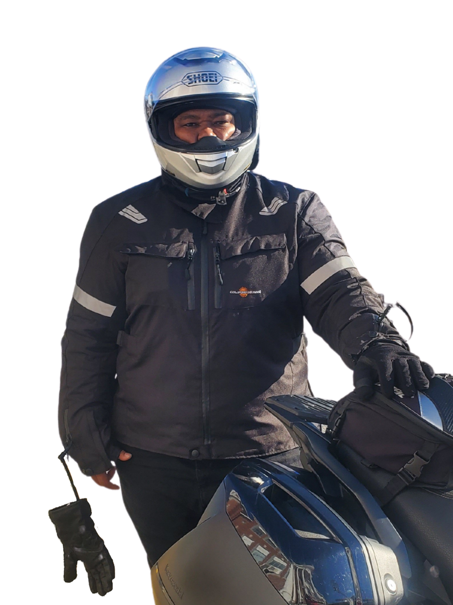 Heated Outer Jacket Plus Size 12V Motorcycle Rain Gear Lifetime  Warranty