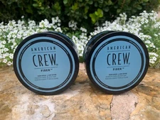 American Crew Fiber High Hold Low Shine Hair Paste Gel 3oz Haircare Lot Of 2