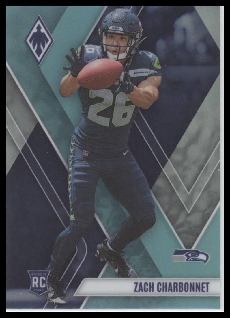 #127 Zach Charbonnet 2023 Panini Phoenix #/150 Teal