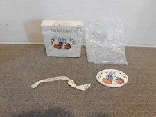 Longaberger Porcelain Coffee Tie On #1