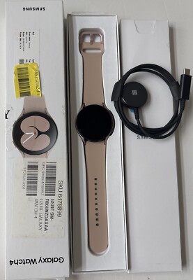 Samsung Galaxy Watch4 40mm R860 GPS-Excellent Open Box New Condition Sand Strap