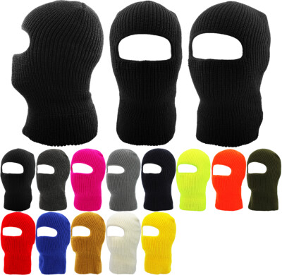 Three 3 Hole 1 Hole Ski Mask Balaclava Warm Winter Snow Hat Ninja