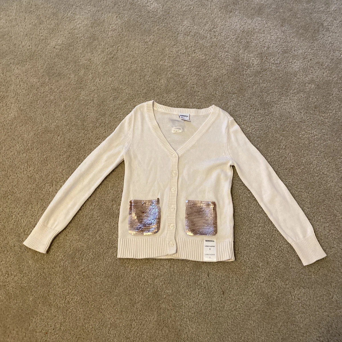 Dressy ivory cardigan clearance