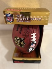 Derrick Brooks Hand Signed Wilson NFL Authentic Game Ball Football