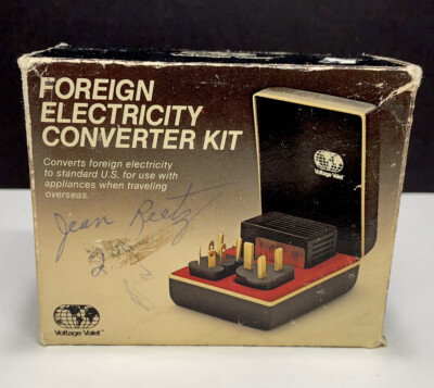Voltage Converter Voltage Valet Foreign Electricity Converter Travel Kit 