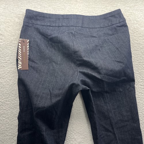 Dana Buchman Pants Womens 6 Blue NWT Slim Straight Dress Casual Active Chore Fit - Picture 13 of 16