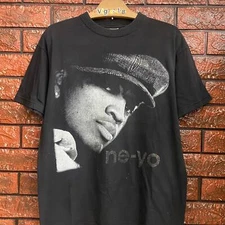 Neyo American Pop RnB Singer Big Image Raptee Style T Shirt / 90s Th