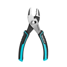 DURATECH Slip Joint Plier 6-inch High Carbon Steel TPR Handle Swivel Rivet Plier