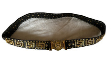 Vintage Versace Men's Leather Belt