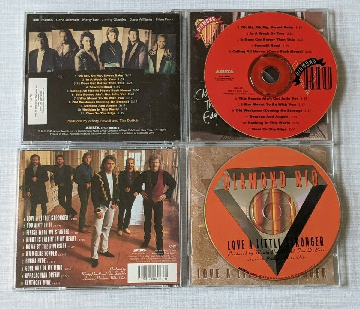 Diamond Rio CD Lot Close To The Edge and Love A Little Stronger | eBay