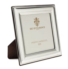 5" x 5" in Solid 925 Sterling Silver Photo Picture Frame* 7201 /13x13 USA