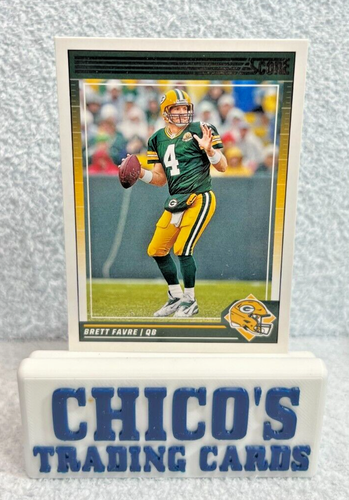 NFL Brett Favre サインカード Brett Favre Card of Retired No. 4 Unveiling Lambeau w/Ticket