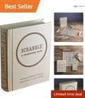 Scrabble Board Game Wood Vintage Bookshelf Edition 100 Tiles Family Fun