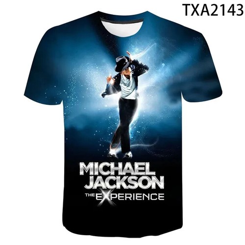 TShirts Singer Michael Jackson 3D Print Casual Fashion Oversized Round Neck - Picture 7 of 38