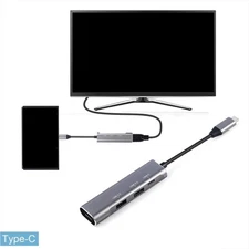 Laptop Tablet High Speeds USB Docking Station Multiports Adapter Power Delivery