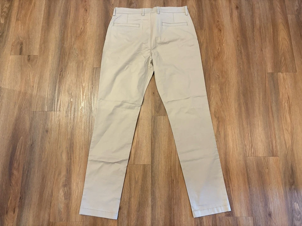 Pantalones chinos para hombre, lote de 3, talla 32/32, caquis, pantalones de algodón Foto 3 de 4