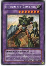 Elemental HERO Grand Neos CT04-EN001 Yugioh TCG Secreto Raro MP