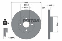2X Bremsscheibe Textar 92096800 FüR Mx Na Nb Mazda 323 Ba 2 1 5 NA6C 16V NB6C
