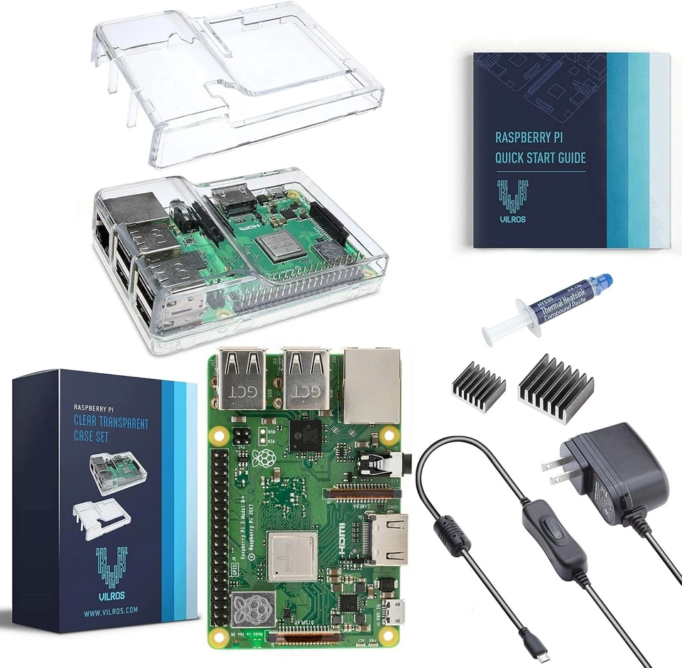 Complete Raspberry Pi 3 B+ Set with Dual Case & Power Supply - Image 3 of 4
