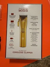 Kiss PT01 Precision Blade Cordless USB Hair Trimmer Clipper, 8 Pieces, Men