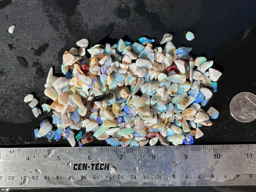 COLOR GUARANTEE Random Scoop 100 ct Tumbled Australian Opal Rough Crystal Opal