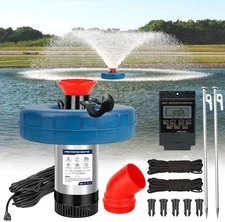 Pond Fountain Aerator 750W -Pond Fountain -1HP 15000 GPH Floating Aerator Pum...