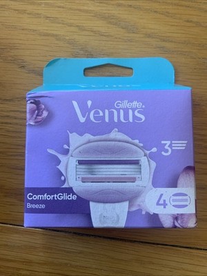 Gillette Venus Comfortglide Breeze Damen Rasierklingen-Nachfüllpack | 4er Pack