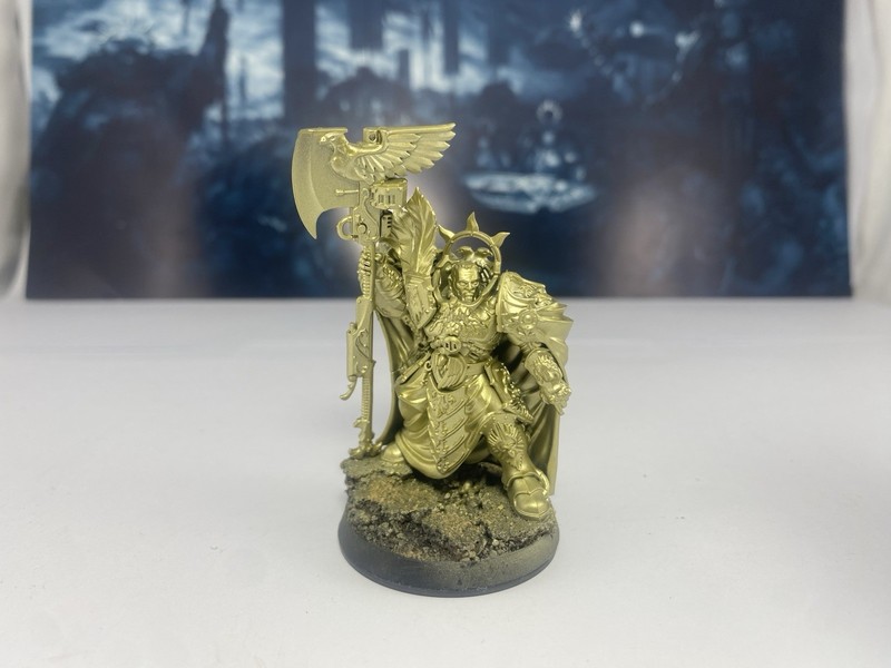 Warhammer 40k Adeptus Custodes Captain General Trajann Valoris Primed GW