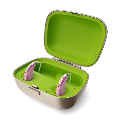 Phonak Hearing Aid Combi BTE 2 Charger Case USA SELLER works with Sky and Naida