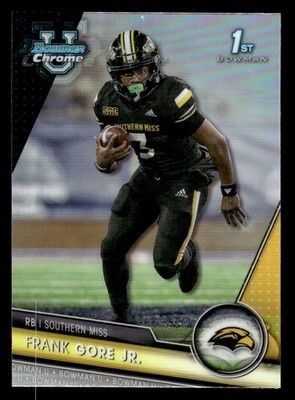 2023 Bowman Chrome U #137 Frank Gore Jr. 1st Rookie Refractor SOUTHERN MISS