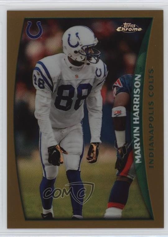 1998 Topps Chrome Refractor Marvin Harrison #161 HOF